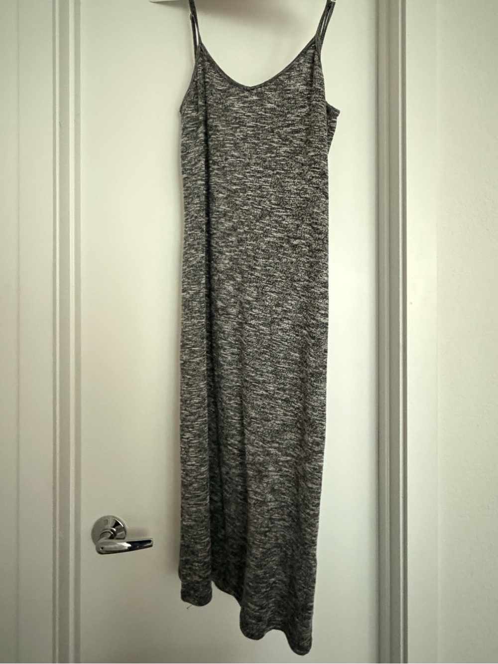 Cozy GAP Gray Marled Slip Knit Dress M